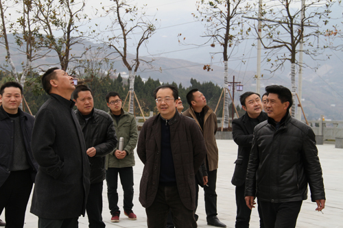 何平调研朝云公园建设 — 中国.巫山网